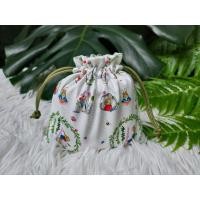 ราคา กระเป๋าหูรูดใบเล็ก ใส่เครื่องประดับ มีซับใน (17562890609)