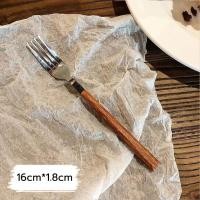 ราคา ช้อนสแตนเลส มีดและส้อม ชุดอาหารสแตนเลสพร้อมที่จับไม้ ช้อนยาวสแตนเลส ส้อมสแตนเลสและช้อน (21652229345)