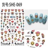 ราคา สติ๊กเกอร์ติดเล็บ 3D ลายการ์ตูน Nail Sticker 3D SHE ชุดที่ 1 (8217873117)