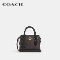 ราคา COACH กระเป๋าสะพายข้างรุ่น Andrea Mini Carryall In Signature Canvas CO975 IMAA8 สีน้ำตาล (21629123229)
