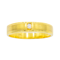 ราคา Happy Jewelry แหวนเพชรของแท้ แหวนเม็ดเดี่ยว ใส่ได้ทั้ง ชาย หญิง ใส่เหมือนกันเป็นแหวนคู่รัก แทนใจได้ ทองแท้ 9k 37 5 ขายได้ จำนำได้ ME631 (21804976268)