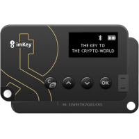 ราคา ImKey Pro cryptocurrency hardware wallet incubated by imToken CC EAL 6 security level offline operation multi security secure storage of your cryptocurrency Ethereum Bitcoin Litecoin etc NFT Layer2 EV