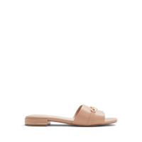 ราคา ALDO Emina Women Flat Slide Sandal Beige (21208371921)