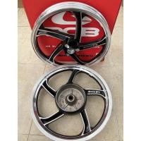 ราคา ล้อแม็ก Fino 115i ขอบ 14 หน้า 3รู ดำปัด Racing boy (16257277133)