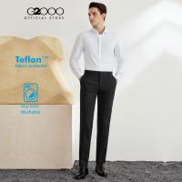 ราคา G2000 กางเกงสูทสำหรับผู้ชาย ทรง Slim Fit รุ่น 4115201399 BLACK (21422340767)