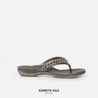 ราคา KENNETH COLE รองเท้าแตะผู้หญิง รุ่น GLAM 2 0 CHAIN THONG สีเทา SAN RLF1063MS 024 (12489367806)