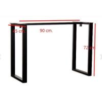 ราคา โต๊ะไม้จริงพร้อมขาเหล็ก ขนาด 60 x 120 ความสูง 72 cm ทำโต๊ะคอม โต๊ะกินข้าว โต๊ะทำงาน ขาโต๊ะเหล็ก ไม้หน้าโต๊ะ (9219543259)