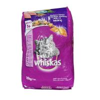 ราคา WHISKAS DRY CAT FOOD DRY POCKETS ADULT MACKEREL and Tuna FLAVOUR 20 kg วิสกัส อาหารแมวชนิดแห้ง แบบเม็ด พ็อกเกต สูตรแมวโต (21632441993)