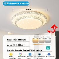 ราคา ไฟเพดานโคมระย้าโมเดิร์น 24W 36W ไฟดาวน์ไลท์พื้นผิว LED Siling Lampu แบบฝังแผงไฟกลม ไฟดาวน์ไลท์เพดาน LED Surface Mount (21358369825)