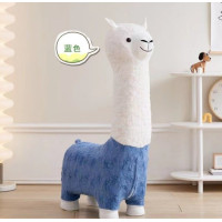 ราคา เก้าอี้โซฟาอัลปาก้า ถอดล้างทำความสะอาดได้ ตุ๊กตาอัลปาก้า เก้าอี้สตูลที่นั่งเด็กโซฟาตุ๊กตาสัตว์ สูง 100cm นั่งสบาย (21679286291)