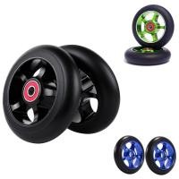 ราคา 2Pcs 100mm Scooter Replacement Wheels with Bearings Aluminum Wear Resistant PU Scooter Parts Scooter Accessories (21514581956)