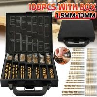 ราคา พร้อมส่ง 99 ชิ้น ชุดดอกสว่าน ดอกสว่าน ชุดดอกสว่านขนาดเล็ก ไฮสปีด HSS เคลือบไทเทเนี่ยม ใช้กับ สว่านไร้สาย สว่านไฟฟ้า ได (8535480372)