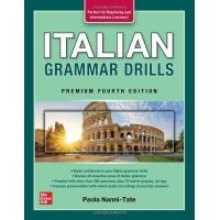 ราคา หนังสืออังกฤษใหม่ Italian Grammar Drills Premium Fourth Edition Paperback (18621184504)