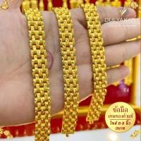 ราคา เลสข้อมือ เลสทอง เศษทองคำแท้ หนัก 3บาท ยาว 6 8 นิ้ว B458 สร้อยข้อมือทอง เลสข้อมือ สร้อยทอง ทองเหมือนแท้ ทองไม่ลอกไม่ดำ ทองปลอมไม่ลอก เลสทอง (19659060558)