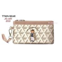ราคา กระเป๋าคล้องมือ กระเป๋าหมี เเบรนด์เเท้ TTWN BEAR ใส่เงิน ใส่มือถือ พร้อมส่ง (21258899764)