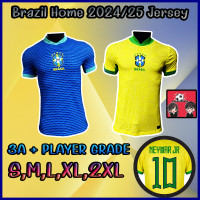 ราคา ใหม่ เสื้อฟุตบอลทีมชาติโคปา อเมริกา บราซิล ชุดเหย้า เกรดแฟนบอล เพเยอร์ Brazil Home Copa America Jersey 2024 2025 (21383218404)