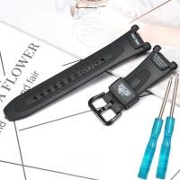 ราคา Tali Jam Tangan Karet เหมาะสำหรับ Casio Protrek PAG 40 PRG 40 PRG 240 PRG240T PRG40T Pathfinder ชุดนาฬิกาข้อมือวัดอัตราการเต้นหัวใจผู้ชายอุปกรณ์นาฬิกาเรซิน (21080703136)