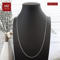 ราคา MT สร้อยคอเงินแท้ ลายกระดูกงู งานไทย หนา 1 2 มม ยาว 16 18 20 22 24 นิ้ว 925 Sterling Silver Snake Chain sc371 MT Jewelry มณีธารา (10317009109)