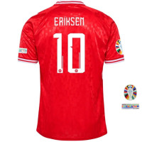 ราคา Denmark เสื้อฟุตบอลเดนมาร์ก เหย้า ยูฟ่า ยูโร UEFA Euro 2024 25 เสื้อฟุตบอลชาย (21888044312)