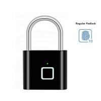 ราคา สแกน ลาย นิ้วมือ กุญแจสแกนลายนิ้วมือ แม่กุญแจนิรภัย Padlock แม่กุญแจอัจฉริยะ กุญแจล็อคบ้าน การชาร์จ USB 503 fingerprint scanner key (19861761973)