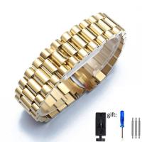 ราคา Watch Band For Rolex DATEJUST DAY DATE OYSTERPERTUAL DATE Stainless Steel Strap Watch Accessories 13 17 20 21mm Watch Bracelet (19709461055)