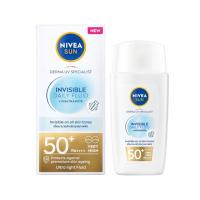 ราคา NIVEA Sun Derma Invisible Daily Fluid SPF50 นีเวีย ซัน เดอร์มา อินวิซิเบิ้ล เดลี่ ฟลูอิด เอสพีเอฟ50 40ml (21755901641)