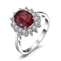 ราคา JewelryPalace เจ้าหญิง Diana 2 6ct สร้างทับทิมสีแดง925เงินสเตอร์ลิงแหวน Halo สำหรับผู้หญิงหมั้นอัญมณีเครื่องประดับอย่างดี (21499164973)