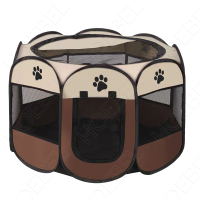 ราคา คอกสัตว์เลี้ยง 8เหลี่ยม พับเก็บได้ คอกสุนัขพกพา ห้องคลอดสัตว์เลี้ยง พับได้พกพาได้ที่นอนสัตว์เลี้ยงแบบพกพา คอกแมว คอกหมา (21921399506)