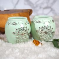 ราคา คู่ ใบเดี่ยว โอ่งเงินโอ่งทอง โอ่งเซรามิค ลายดอกบัว ก้อนทอง ขนาด เล็ก กลาง ใหญ่ ทนทาน แข็งแรง สีสวยสด (20964761188)