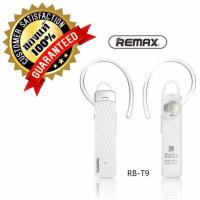 ราคา รุ่นขายดีสุดๆ ใช้งานดีมาก หูฟังบลูทูธ REMAX RB T9 มีให้เลือก 3 สี สีดำ สีขาว สีชมพู ของแท้ 100 ใช้ได้กับมือถือทุกรุ่นทุกยี่ห้อ Bluetooth HD Voice Small talk รุ่น T9 (599002738)