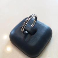 ราคา แหวนนิลแท้ นิลรอบวง แหวนเงินแท้ 925 ตัวเรือนชุบทองคำขาวแท้ (8861875719)