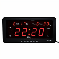 ราคา นาฬิกาดิจิตอล CX2158 21 5x10 3x3cm นาฬิกา ตั้งโต๊ะ LED DIGITAL CLOCK นาฬิกาแขวน นาฬิกาตั้งโต๊ะ (20764282978)