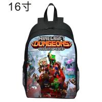 ราคา พิมพ์ Minecraft Legends กระเป๋านักเรียนเด็กการ์ตูนพิมพ์ 3D กระเป๋าเป้สะพายหลัง (21553959597)