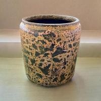ราคา กระถางดินเผาทรงไหเรียบ สีขาวเก่า ขนาด 29x 26 cm (21103594149)