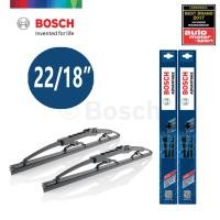 ราคา Bosch 22 18นิ้ว ใบปัดน้ำฝน หนึ่งคู่ Advantage คุณภาพสูง ปัดสะอาด (443214918)