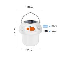 ราคา FT USB Tent Lamp Solar Camping Lantern Outdoor Handheld Emergency LED Light Lamp (21979994240)