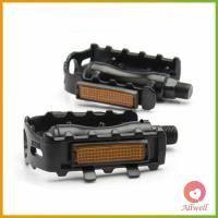 ราคา AllWell บันไดจักรยานอลูมิเนียม อุปกรณ์จักรยาน มี 2 สี สีเงิน และ สีดำ Bicycle pedals (12653930207)