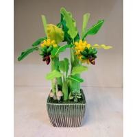 ราคา กระถางต้นกล้วยงานดินปั้น (517112191)