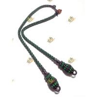 ราคา 03 สร้อยแขวนพระ ตะกรุด 3 ห่วง กระดุม ยาว16 22นิ้ว เชือกเทียน3 5มิล สนใจสีอื่นทักแชท (17310597227)