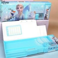ราคา กล่องเครื่องเขียนดิสนี่ย์กล่องดินสอพับได้อเนกประสงค์สำหรับนักเรียนประถมเจ้าหญิงโซเฟีย frozen กล่องดินสอสำหรับผู้หญิงเด็ก (19640425725)