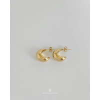 ราคา Bright and Shine BASIC MOON CURVE EARRINGS 1 8 cm (21822317186)