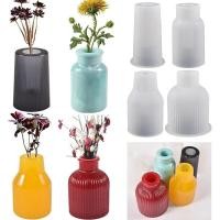 ราคา แจกันดอกไม้ทำจากเรซินอีพอกซี่ DIY ทำด้วยมือแม่พิมพ์ซิลิโคนสำหรับกระถางจัดเก็บขวดที่ใส่ปากกาเครื่องมือขัดกาวแบบหยด (21734164189)