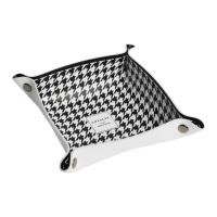 ราคา กล่องเก็บเหรียญทำจากหนัง PU สำหรับตกแต่งบ้านแบบตั้งโต๊ะทำจากแบบพับหนังทำจากถาดลูกเต๋าประดับ (21372463537)