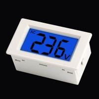 ราคา D85 20 Two wire 220V 380V 500V LCD Voltmeter Digital Display AC Voltmeter AC80 500V Voltage Meter (21441739271)