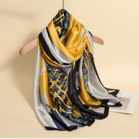 ราคา ไหมเทียมผ้าคลุมไหล่พิมพ์ลายม้าผ้าพันคอผ้าซาตินสไตล์วินเทจผ้าพันหัวสำหรับเดินทางชายหาดแบบคลาสสิก (21487366796)