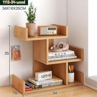 ราคา ชั้นวางของบนโต๊ะ ชั้นวางหนังสือ วางของ วางตุ๊กตาบนโต๊ะทำงาน (21938041427)