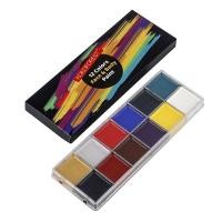 ราคา ForeverBest สีเพ้นท์หน้า 12 สี สีเพ้นท์หน้าปาร์ตี้แฟนซี สีน้ํามันสําหรับเพ้นท์ร่างกาย ด้วยสีเรืองแสง (21687459460)