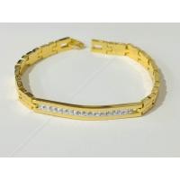 ราคา เลสทองคำขาว ประดับเพชร CZ wristless สร้อยข้อมือทองคำขาว เลสข้อมือทองคำขาว (21710942058)