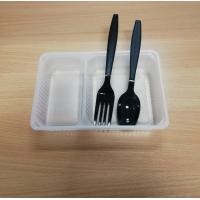 ราคา ช้อน ส้อมพลาสติก ชุดช้อนส้อมพลาสติก สีดำ แพ็ค 100 Pcs (7173058869)