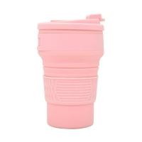 ราคา ถ้วยซิลิโคนแบบพับได้สำหรับทนความร้อนได้แก้วน้ำกลางแจ้งขนาด350มล แก้วยุบลงได้พับเก็บได้แบบยืดหดได้พร้อมฝาปิดสำหรับการเดินทางการตั้งแคมป์ (21010865159)